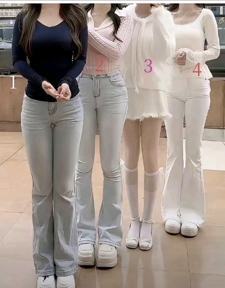 女孩美不美，关键看大腿！看这腿型，你最喜欢哪一款？我第一个选的话，一定选择4