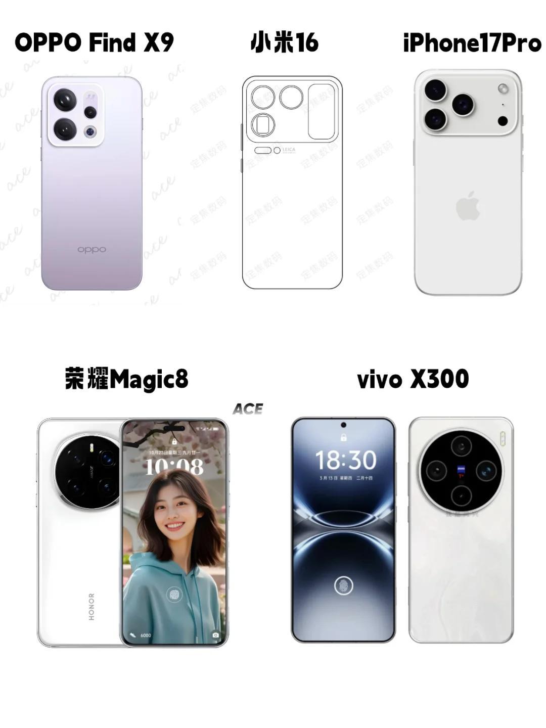 这么一看，你觉得哪台手机好看？OPPOFindX9很像现在的iPhone