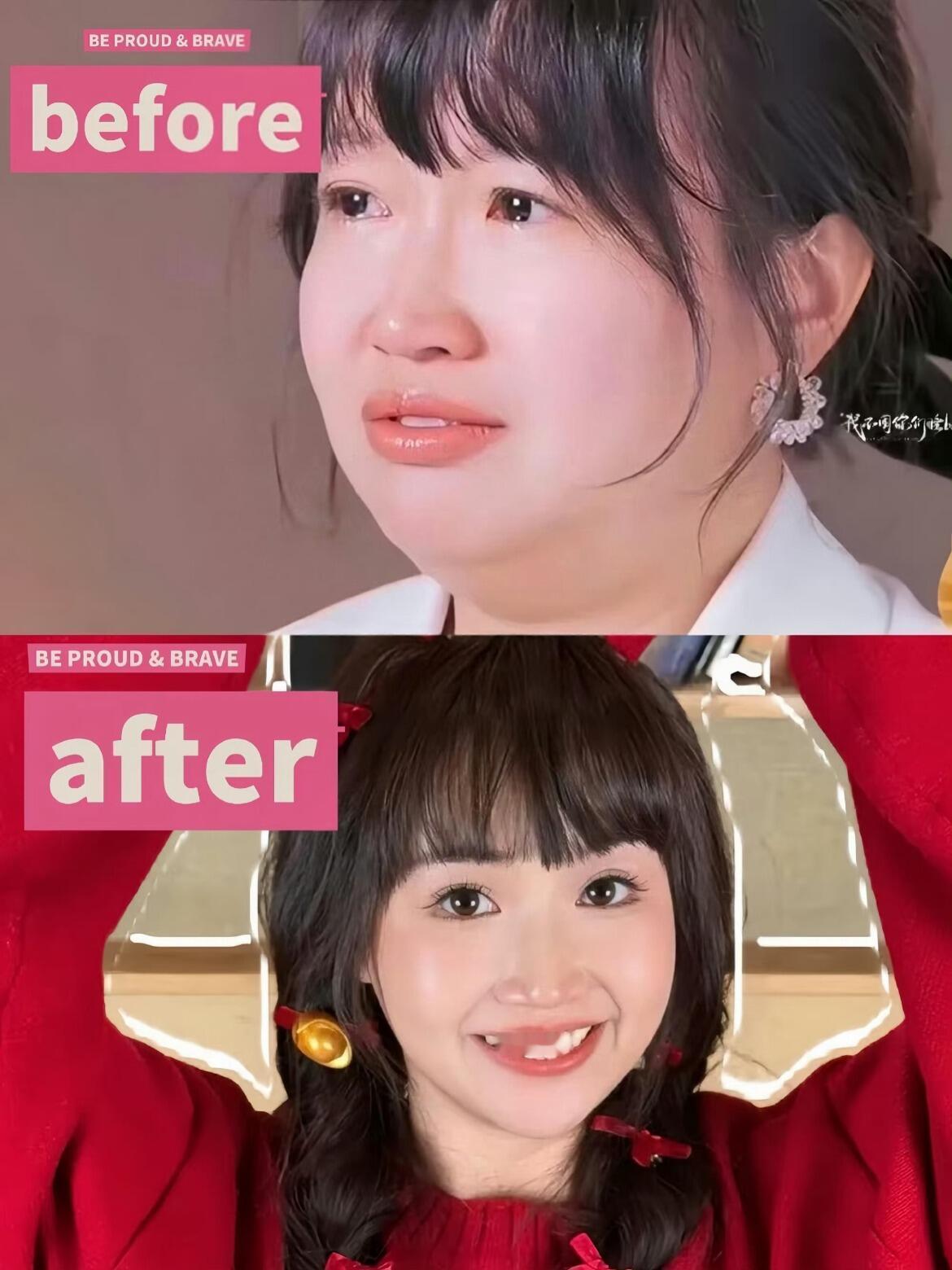 麦琳瘦成唐嫣了前后对比差距格外明显，减脂成功颜值飙升，神态身形都贴近唐嫣你觉得