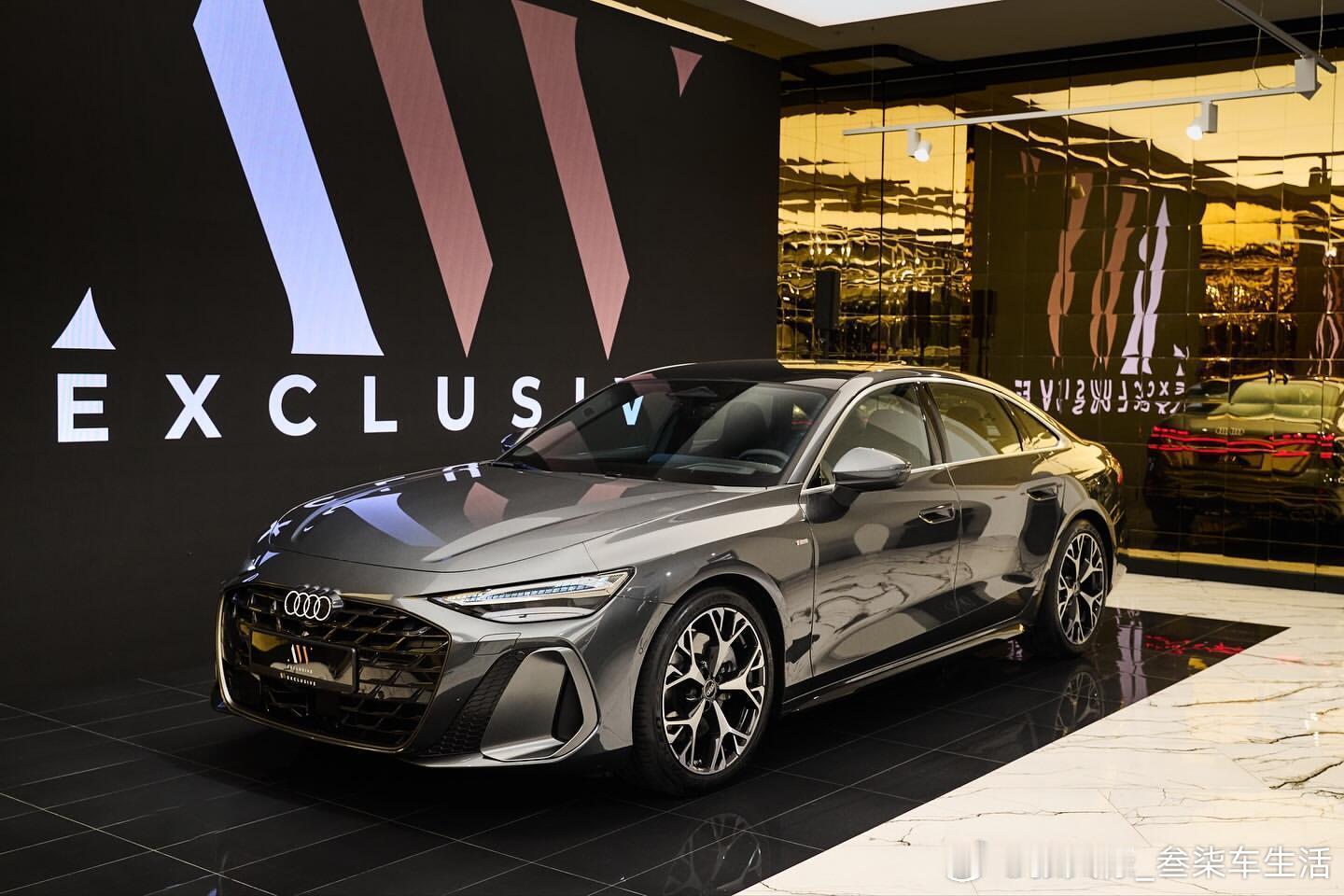 全新奥迪A6L的颜值，真的很能打！科技感完全不输造车新势力