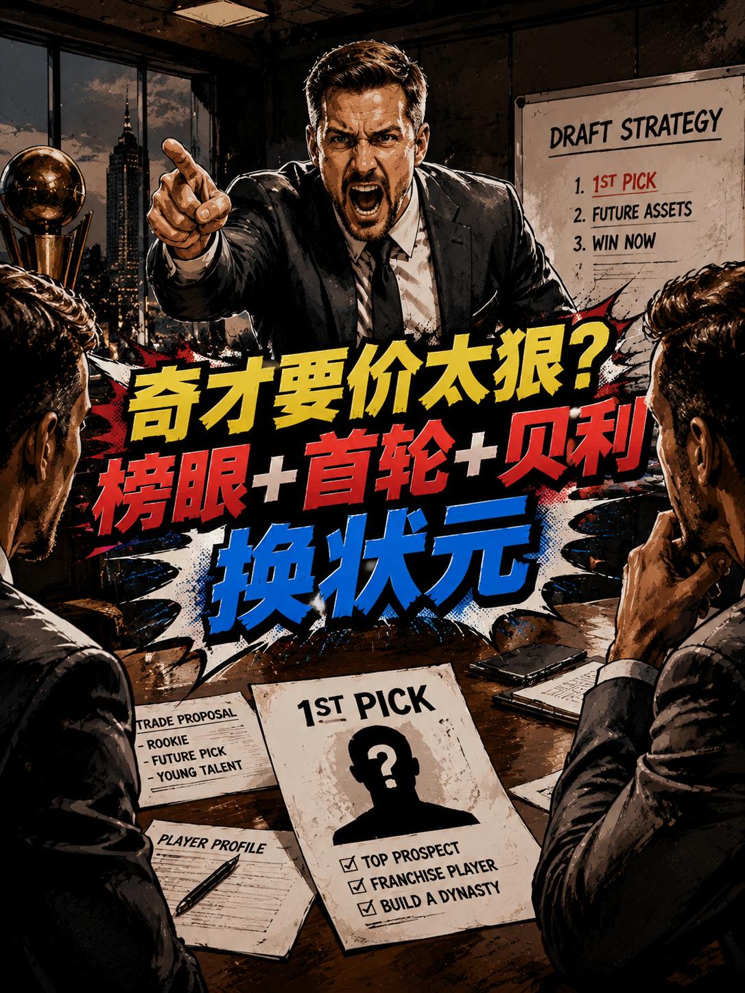 状元签这么贵？榜眼+无保护首轮+贝利，奇才队的这个要价太狠了吧！根据知名美记的爆
