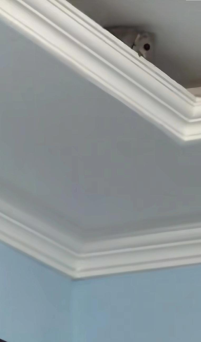 一位外地游客第一次去长白山旅游，晚上睡觉的时候却发现自己住的民宿吊顶上面有一个眼