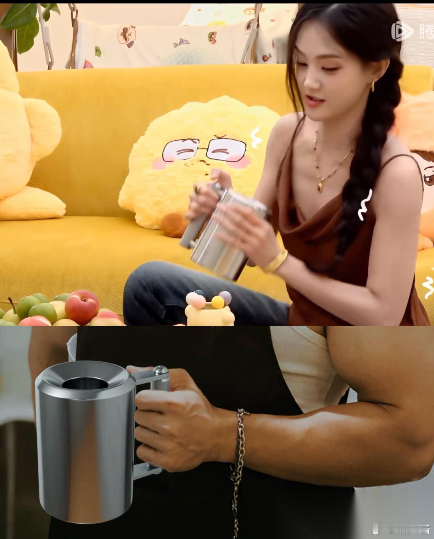好奇查了一下李一桐的杯子不查不知道一查才清楚。原来这杯子真的是健身人士专用的