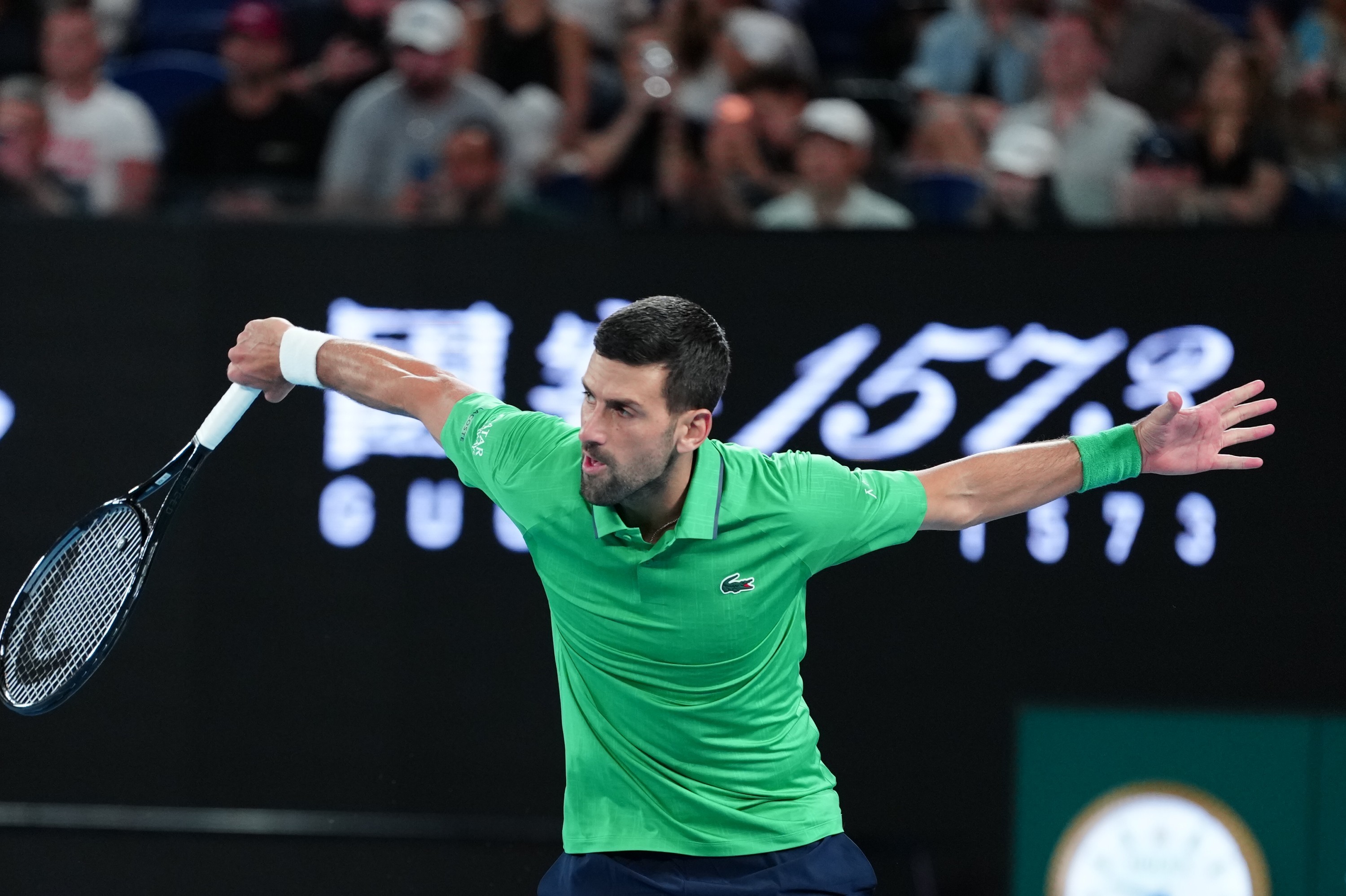 澳网2026澳网男单首轮，随时都有可能当爹的鲁德，直落三盘以6-1/6-2/6