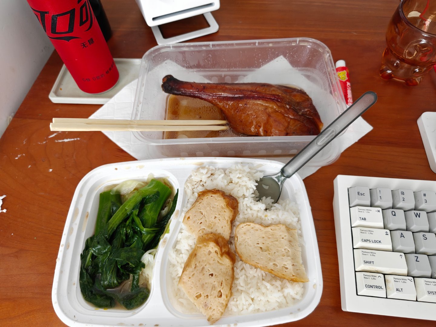 今天不吃速食了，吃快餐