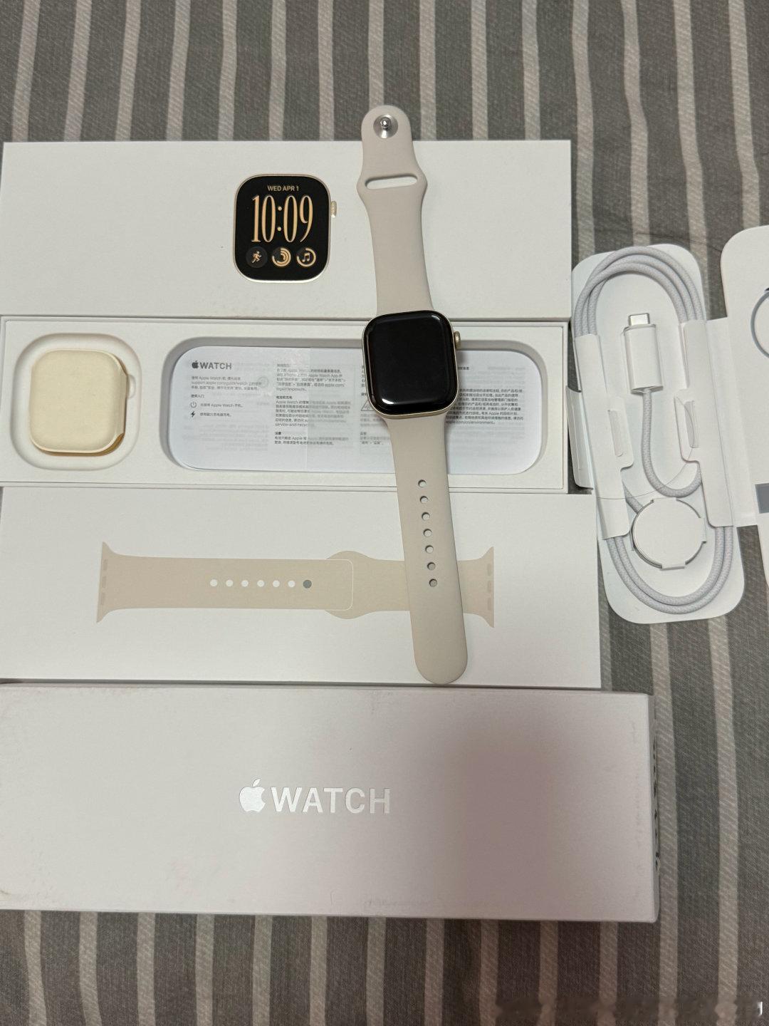 如果爱太迟我希望是ApplewatchS12浅金色​