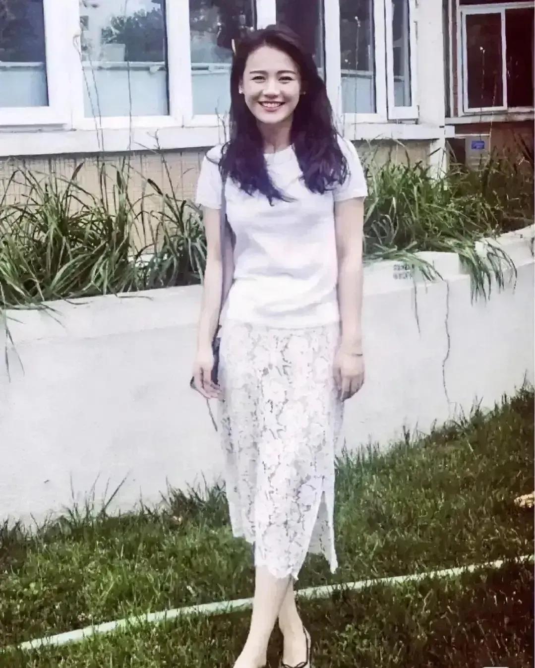 大学时代的马思纯，看起来非常青春靓丽