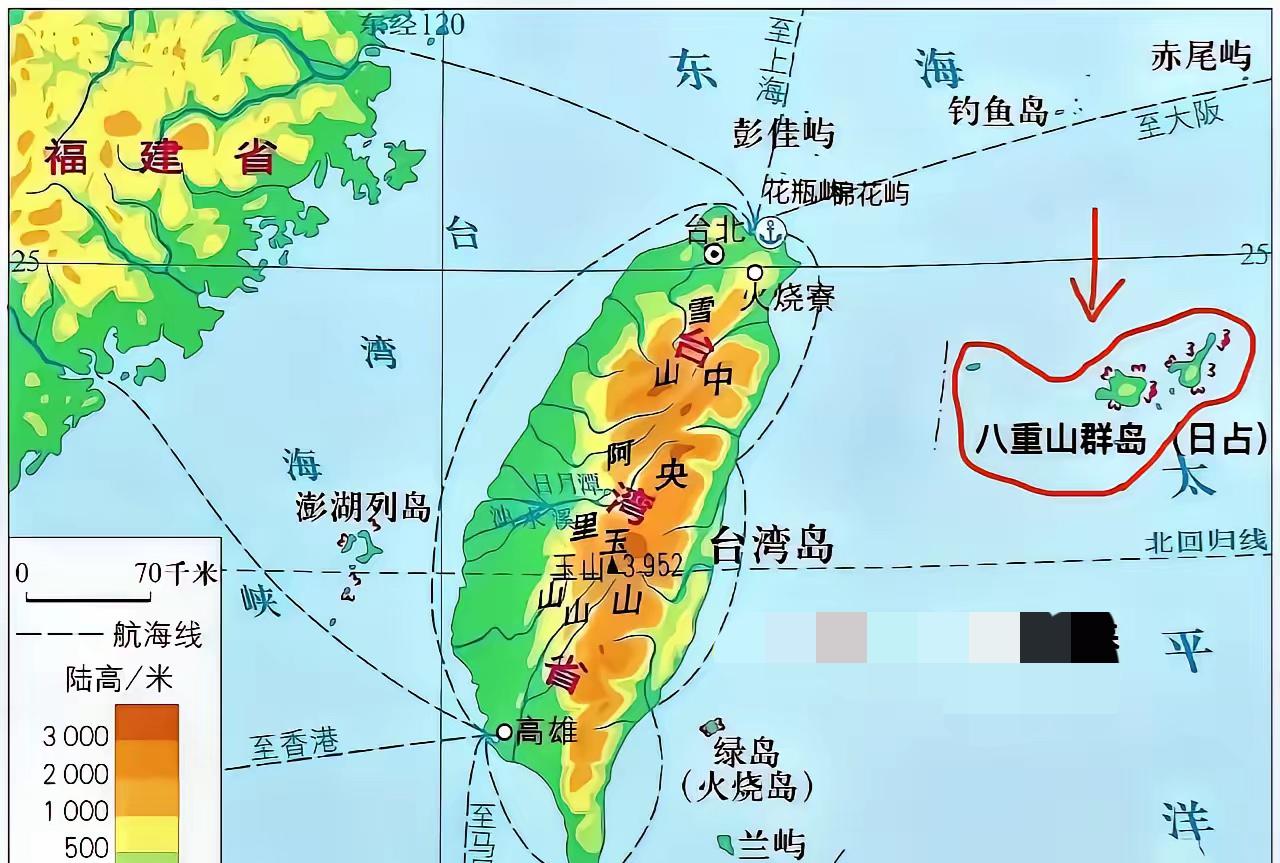 台海东大门告急！有个地方离咱们实在太近了，就在台湾东边的海上，叫八重山群岛。