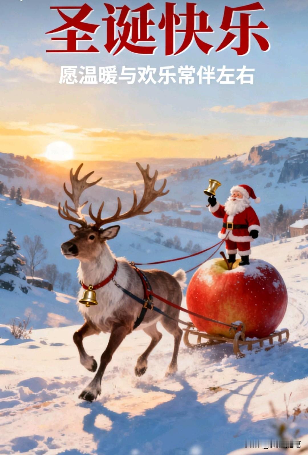 1.愿圣诞的钟声，为你敲响平安与喜乐；愿冬日的暖阳，为你照亮前程与希望。圣诞快