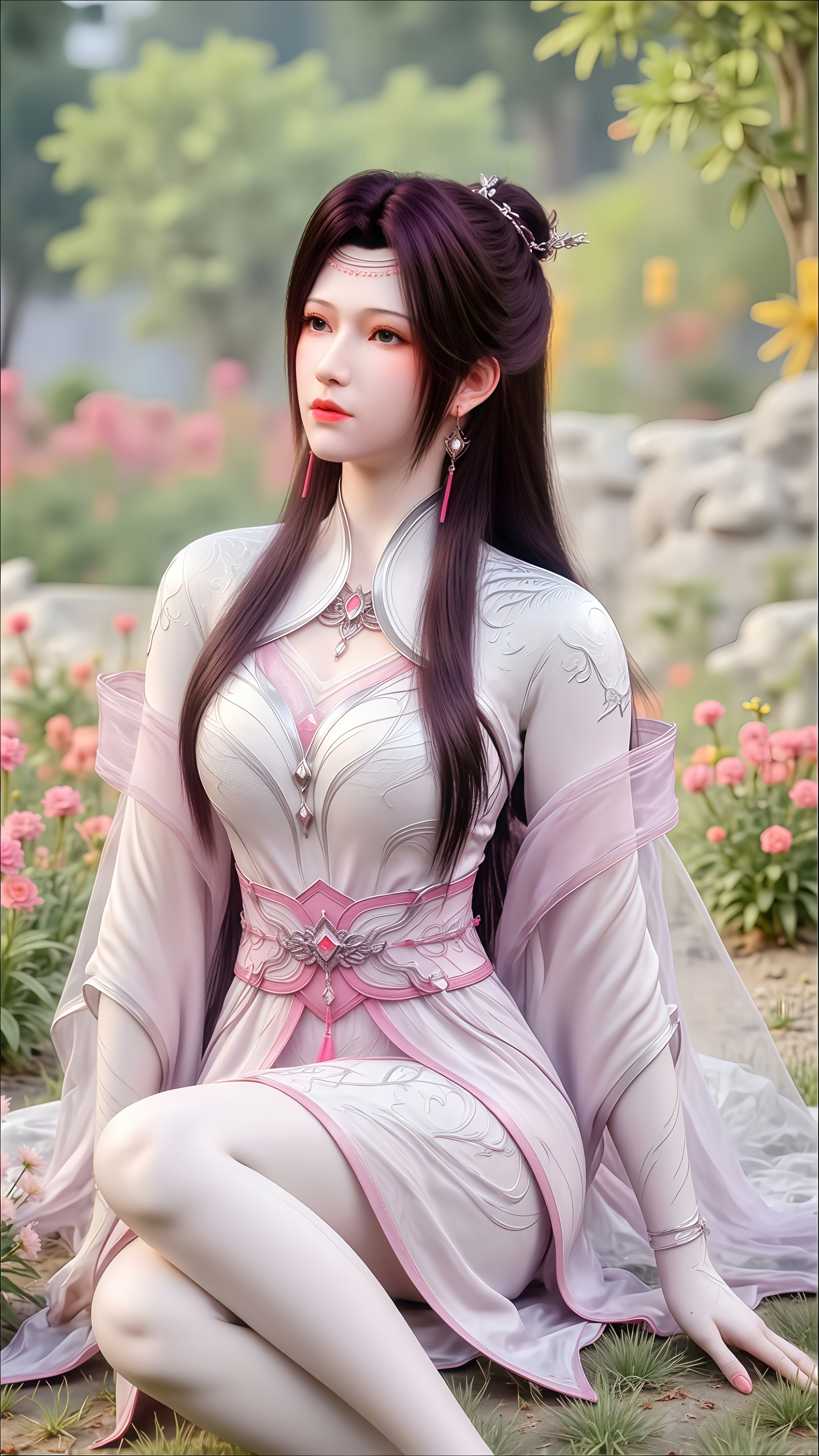 国漫女神｜《斗破苍穹》云韵二次元壁纸分享：云淡风轻，韵儿独美！