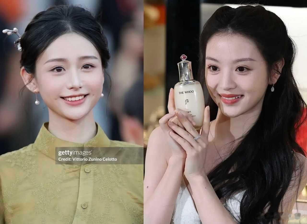 王晓慧和🍩是不是天选对家？都是97年的，都有梨涡都走甜妹路线​​​