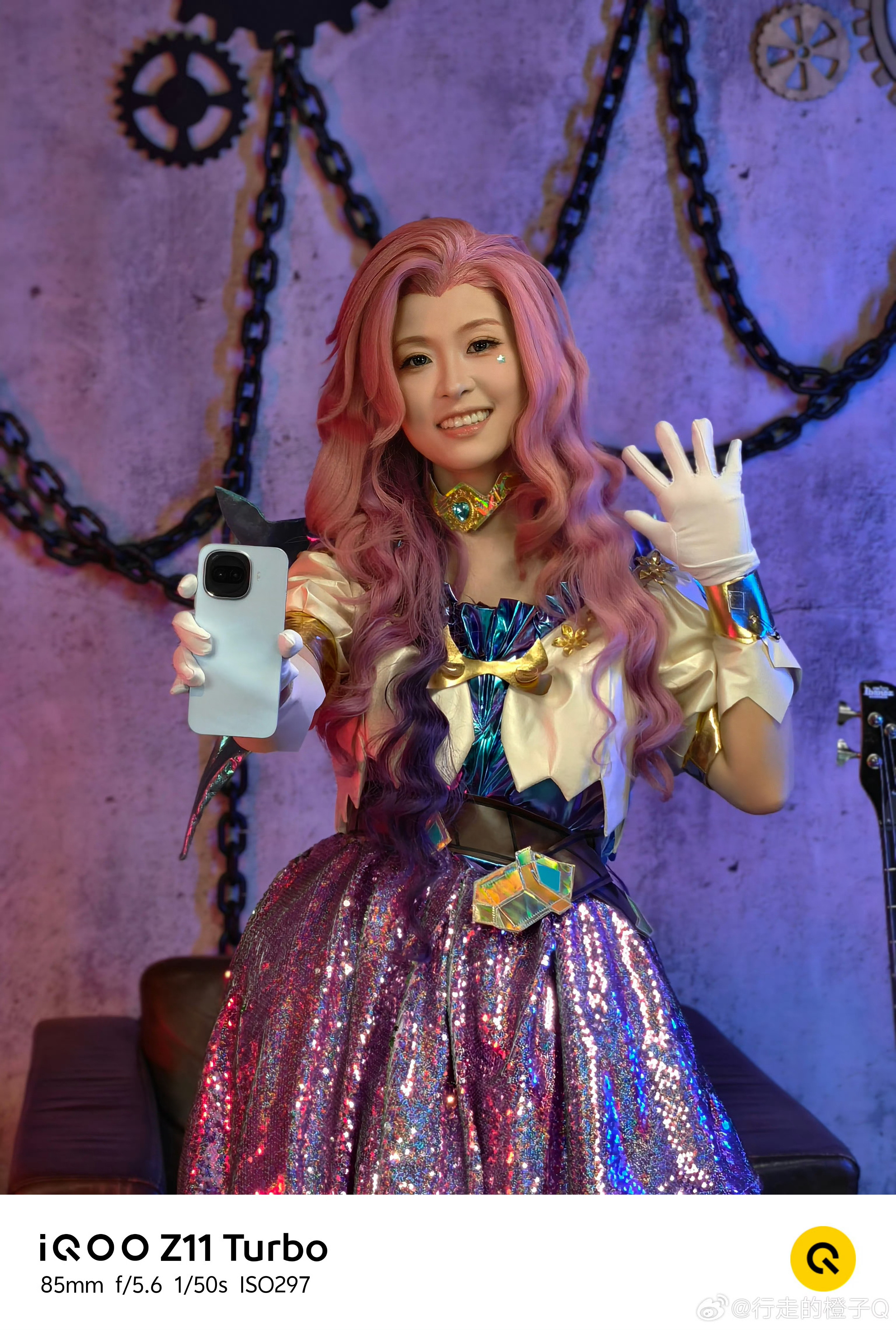 iQOOZ11Turbo发布会都在看吧6.59英寸，7.4cm宽金属中框，玻