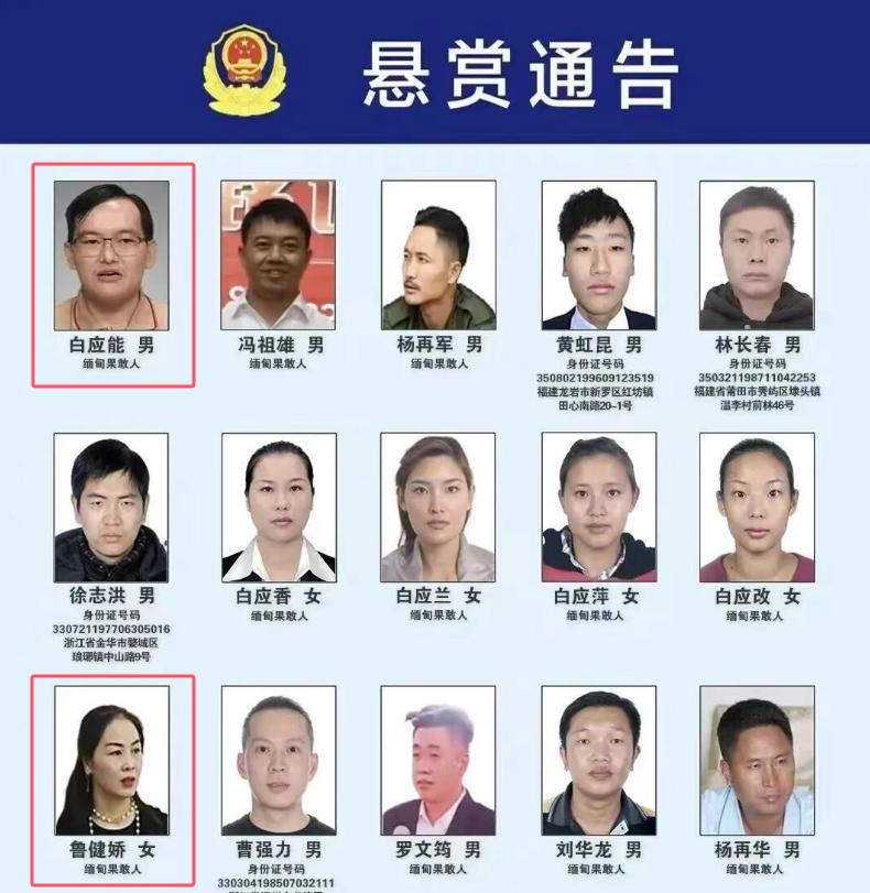 白应能终于被再次正式通缉了！白应能作为白所成的大儿子，在2023年10月份的