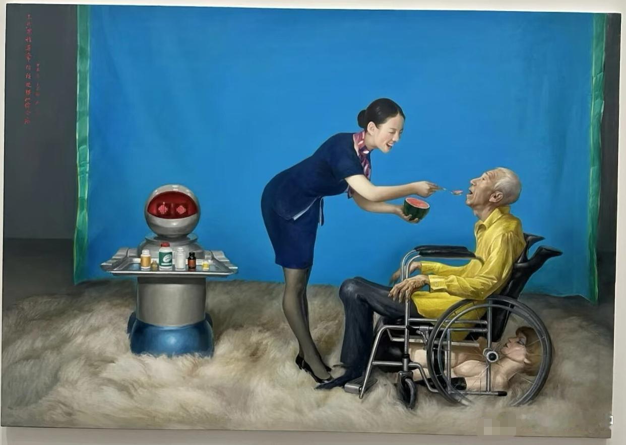 一幅简单的图画，折射出人间的五颜六色能看懂的，那一定是高手[笑着哭][赞