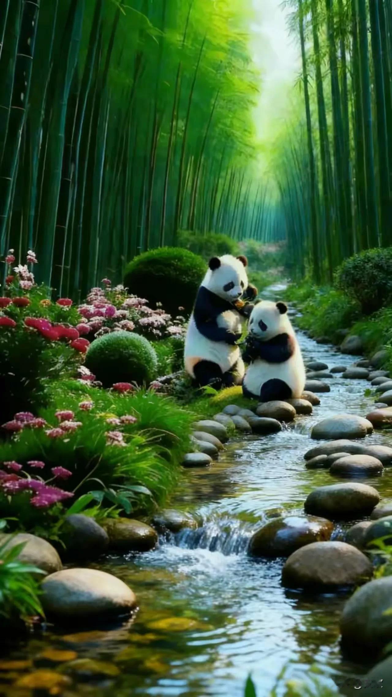 上联:山溪水涨潭鱼跃下联:野径花繁林鸟啼横批:鸟语花香