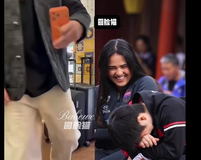 哥姐同款手机壳！头哥橙色的手机壳，竟然和石景山同款！这下说不清楚了！昨晚头哥参见