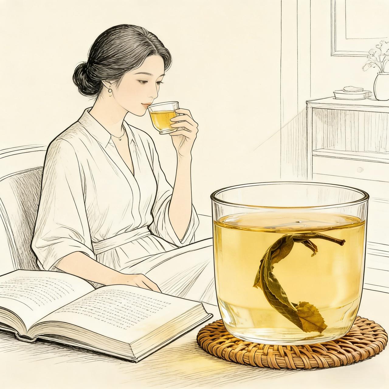 喝茶,你品悟到了什么?清晨泡上一壶茶，看叶片在热水中舒展，从蜷缩到绽放，从寡淡到