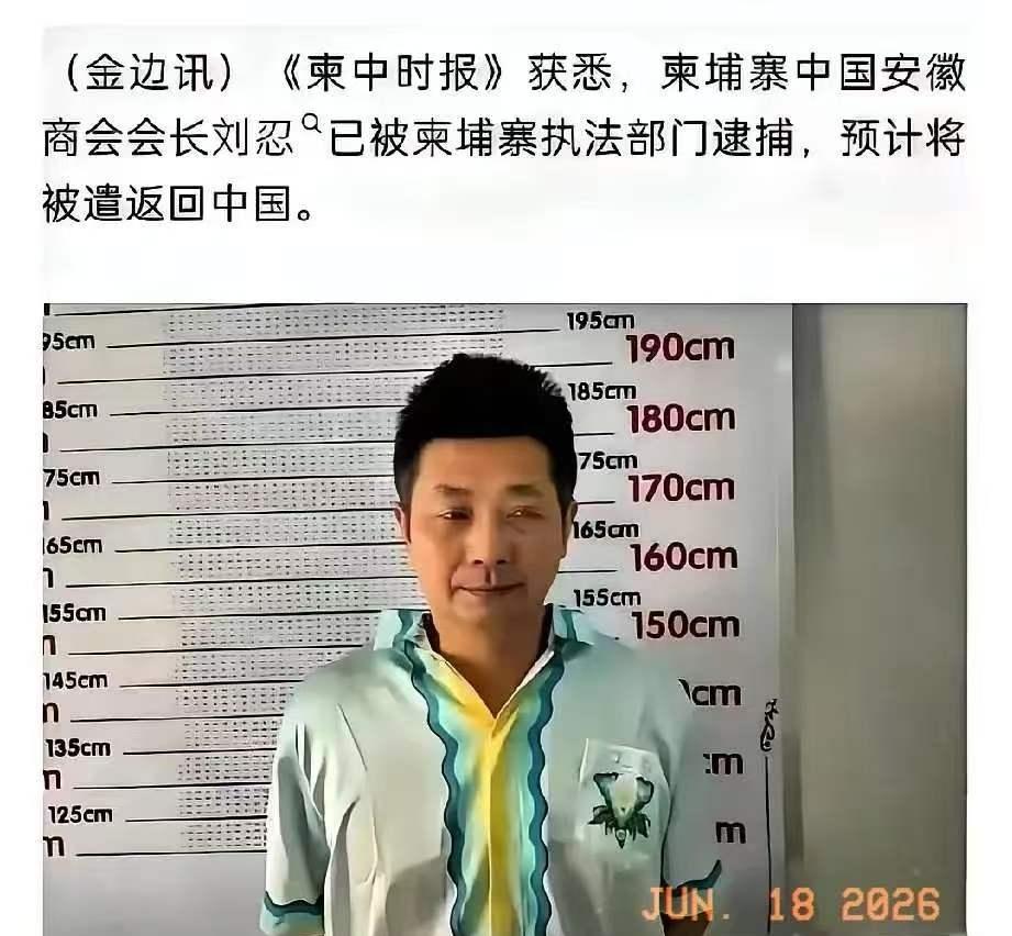 大快人心！柬埔寨电诈大佬刘忍归案，侨领外衣下藏着累累罪恶。很多人以为，境外残害国