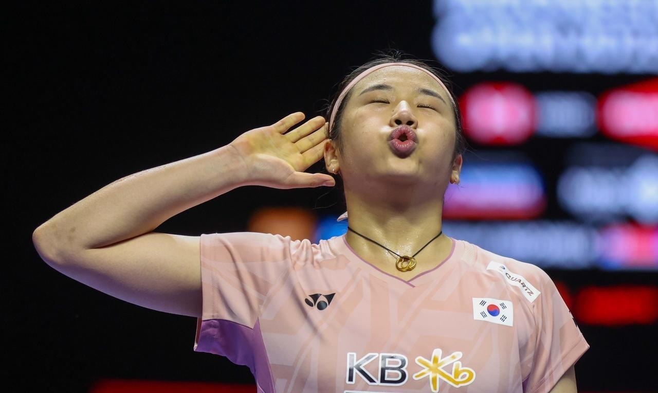 韩国羽毛球女皇安洗莹直言国羽一直在研究她，但她不怕！在新加坡赛安洗莹被陈雨菲打破