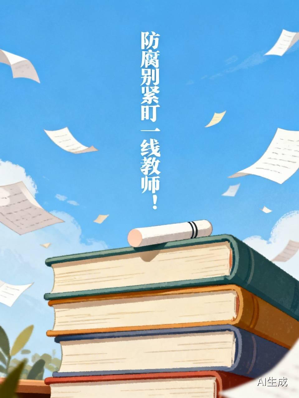 防腐别紧盯一线教师！一线教师根本没有腐败的机会，牛奶费、校服费看似教师收的，