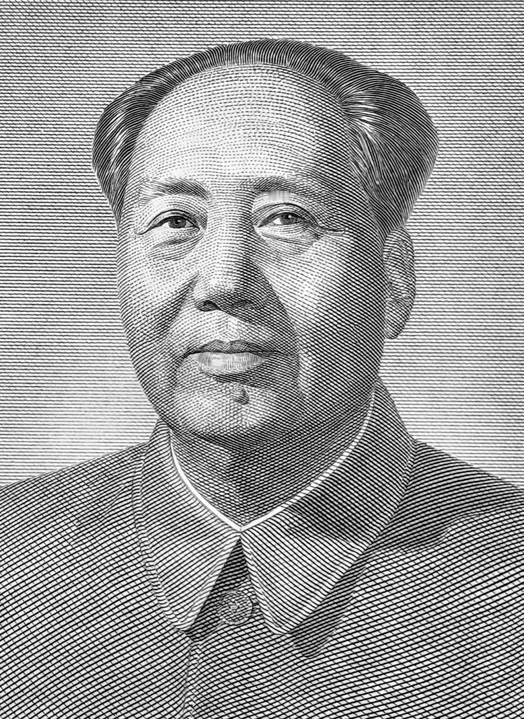 发现一幅毛主席画像是我所见过的最细法、最清晰逼真的一幅标准主席画像。看着不像铅
