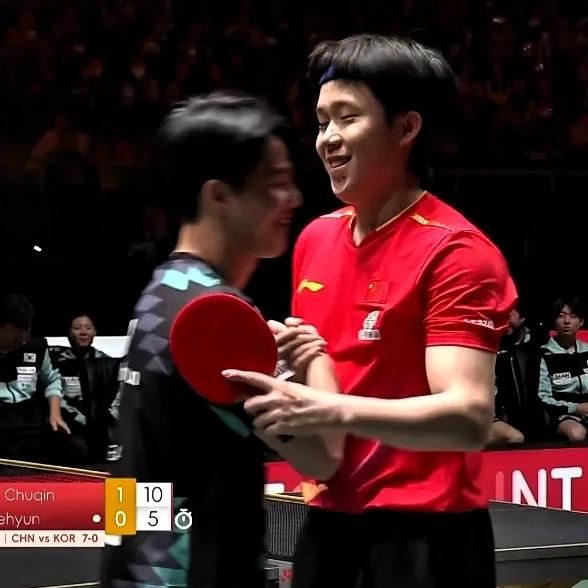 王楚钦一句“停！”，直接把和安宰贤的互动冲上了热榜，这俩人的