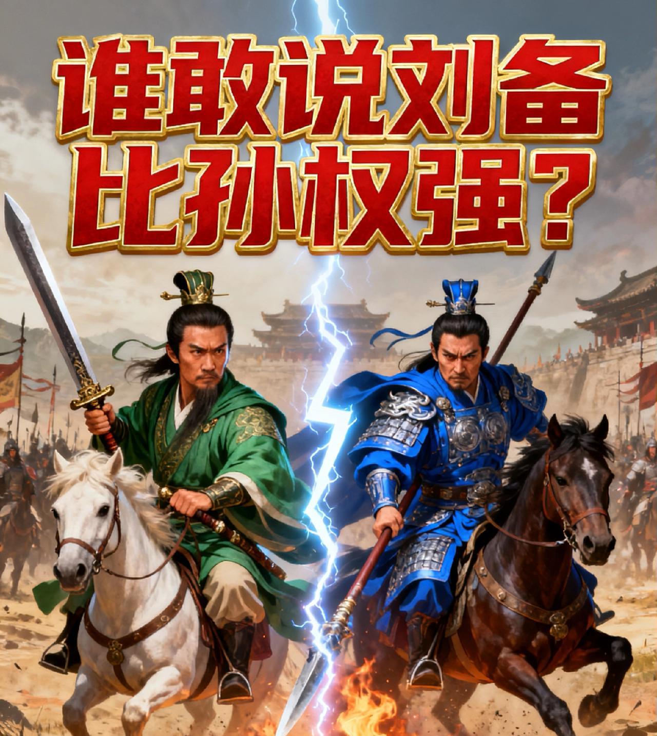 刘备孙权谁更强？孙权才是三国隐藏大佬，凭啥总吹刘备！有人说