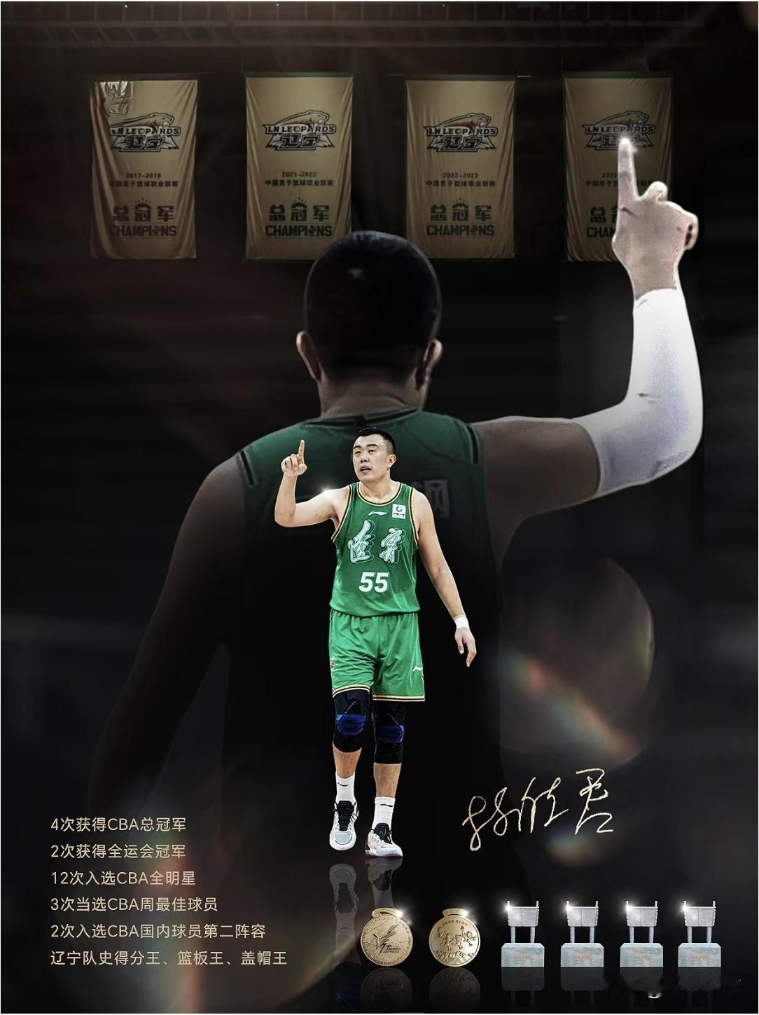 韩德君与赵继伟，谁对辽宁男篮贡献更大？✅韩德君：效力辽宁男篮18个赛季，12次