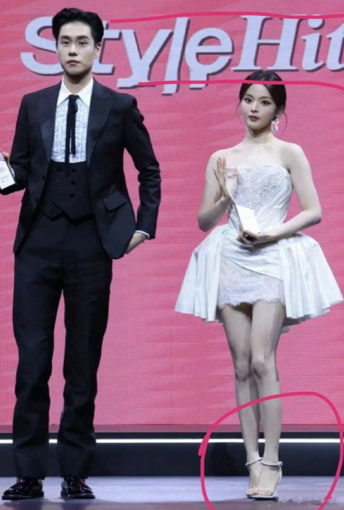 胡一天到底有多高啊已知杨超越的身高是168，而且还穿着高跟鞋