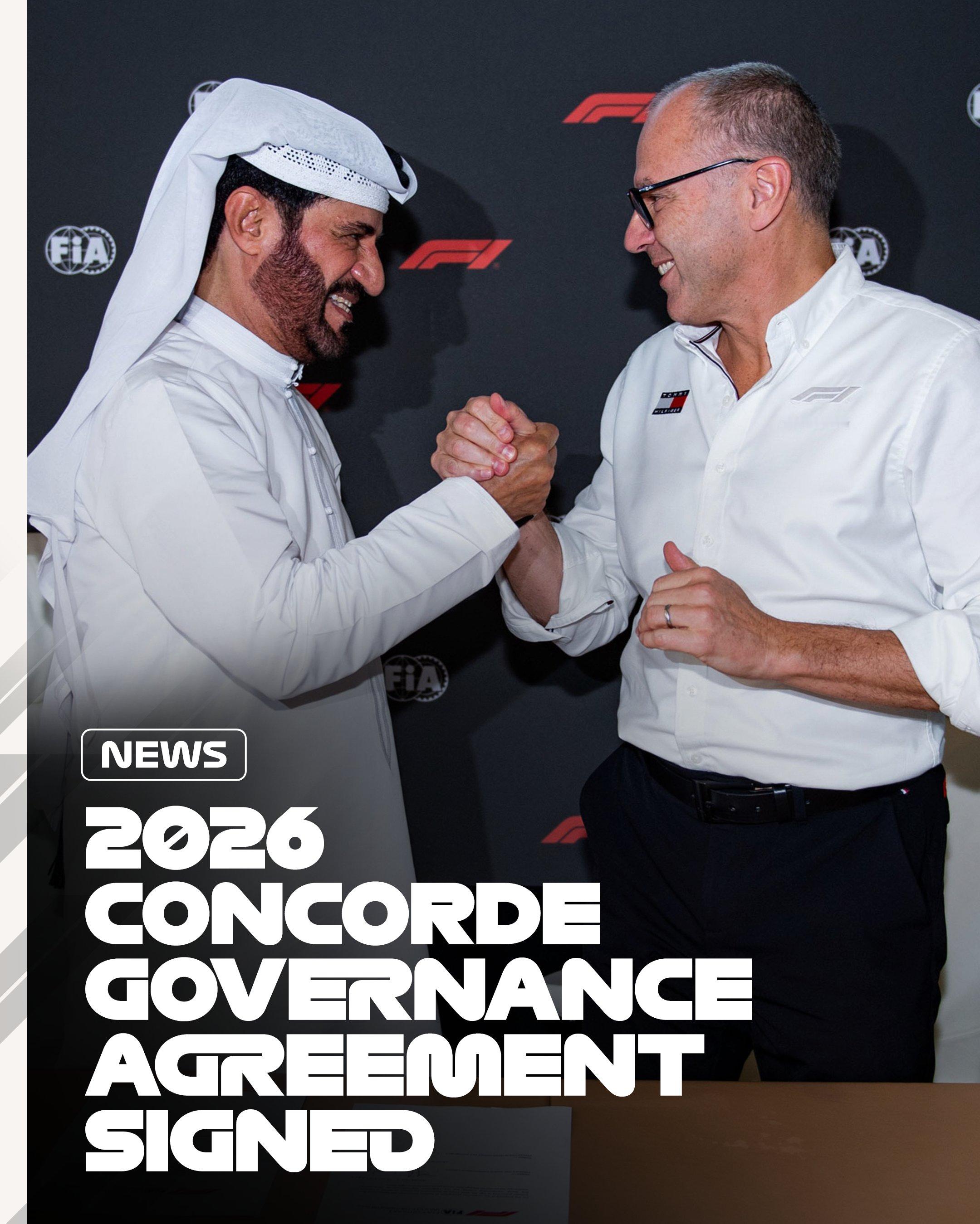 F1世界锦标赛与FIA国际汽联确认，2026版《协和管理协议》已获得双方及全部1