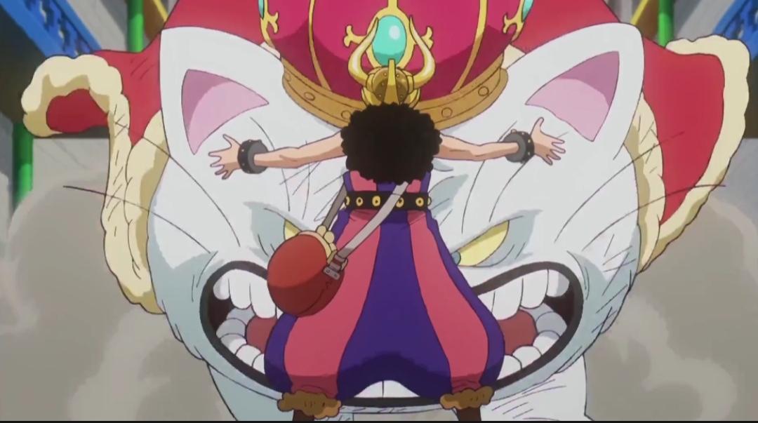 海贼王动画1157话更新！简直笑死，乌索普以为一切都是幻觉。直接挡在了狮子的