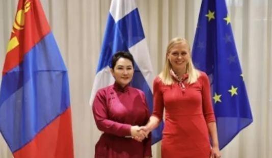 蒙古国可能要成为第二个乌克兰？据报道，蒙古国外长巴特策策格访问芬兰，双方发表联合