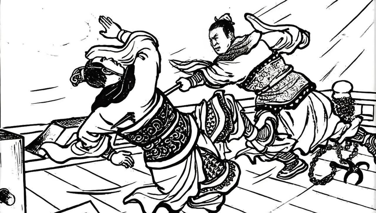 公元前513年，吴国刺客要离一矛刺穿庆忌的胸膛。左右欲上前解决要离，庆忌挥手制止