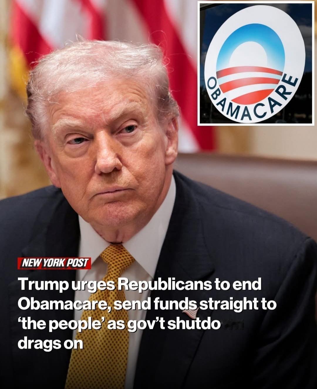 特朗普掀桌子！正当参议院两党对结束政府关门讨价还价时，今天特朗普掀桌子了——