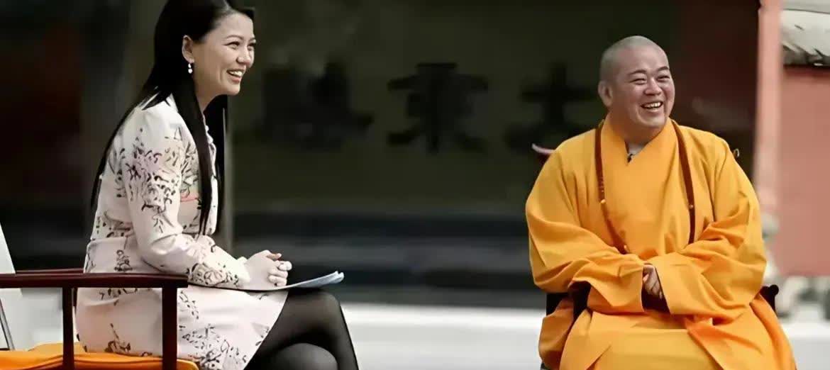 内地第一美女女主持人李湘终于还了清白！当年释永信是假正经，讥讽穿黑丝的李湘，现在