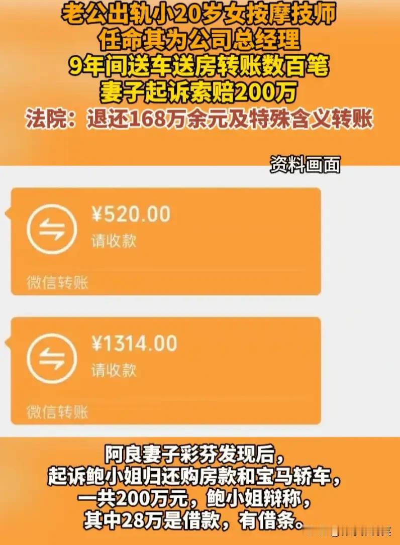 老板出轨20岁女技师，并任命为公司总经理，日日相伴，9年豪掷200万养小三，结局