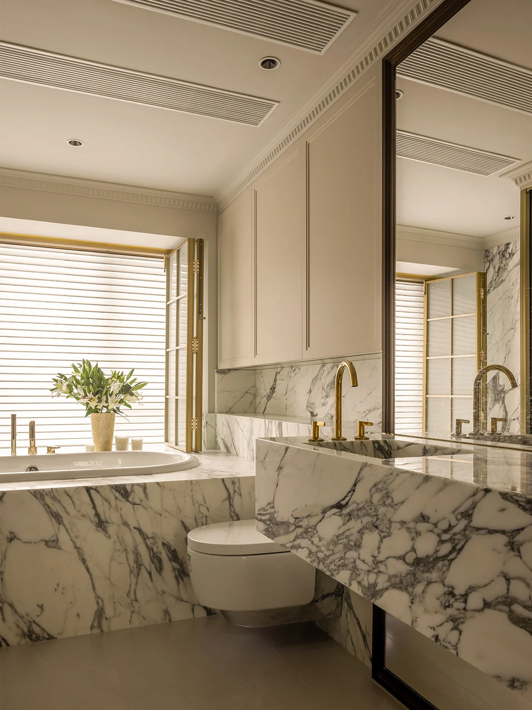 卫生间设计做大理石会有什么效果❓美爆了❗️