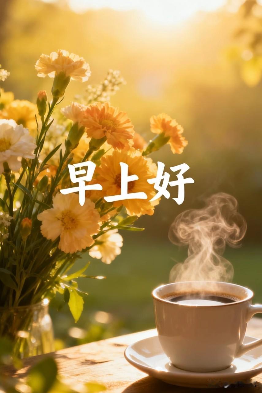 1. 晨光漫过窗棂，捎来温柔的问候，愿你晨起有微笑，三餐皆温暖，日日是好景。​
