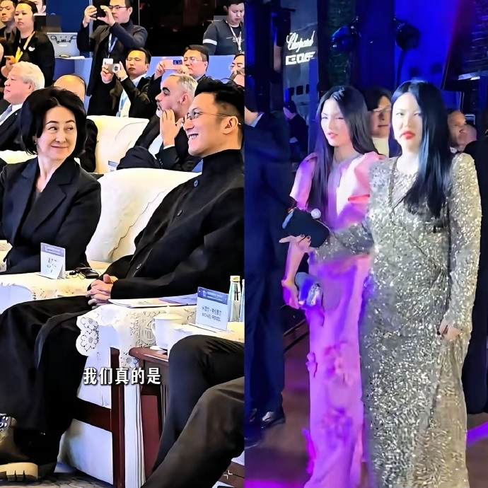 李湘带女儿参加高端饭局，结果被安排在最边上的冷板凳，没人搭理。主动跟邻桌说话，对