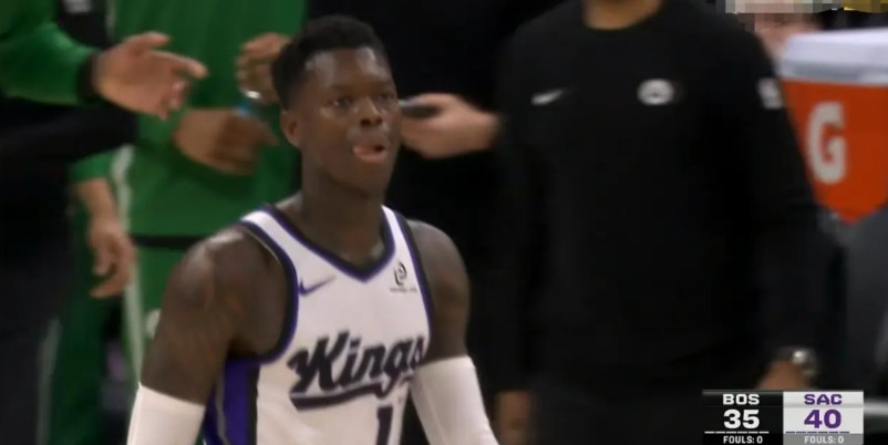 国王大将施罗德真是太憋屈了！在今天国王主场以106：120输给凯尔特人的比赛中，