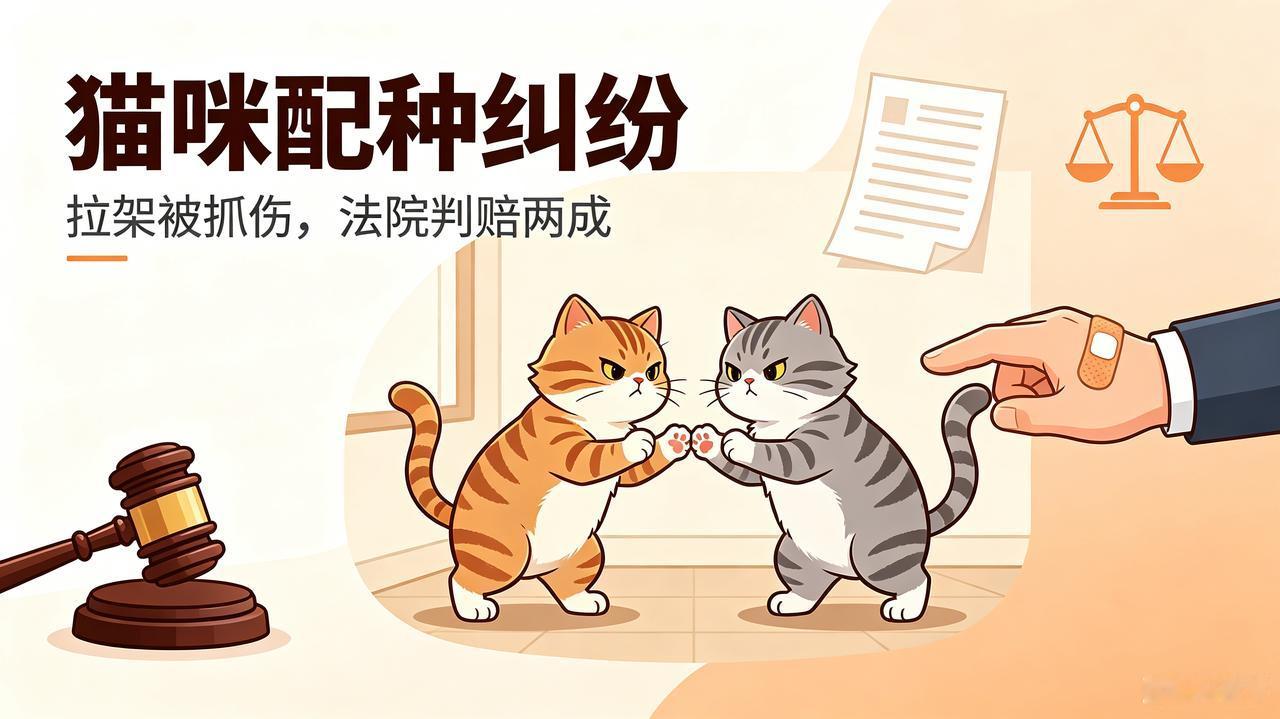 闲鱼约定猫咪配种，没配上还被猫抓伤，闹上法庭后判决太合理了河北定州，公猫主人