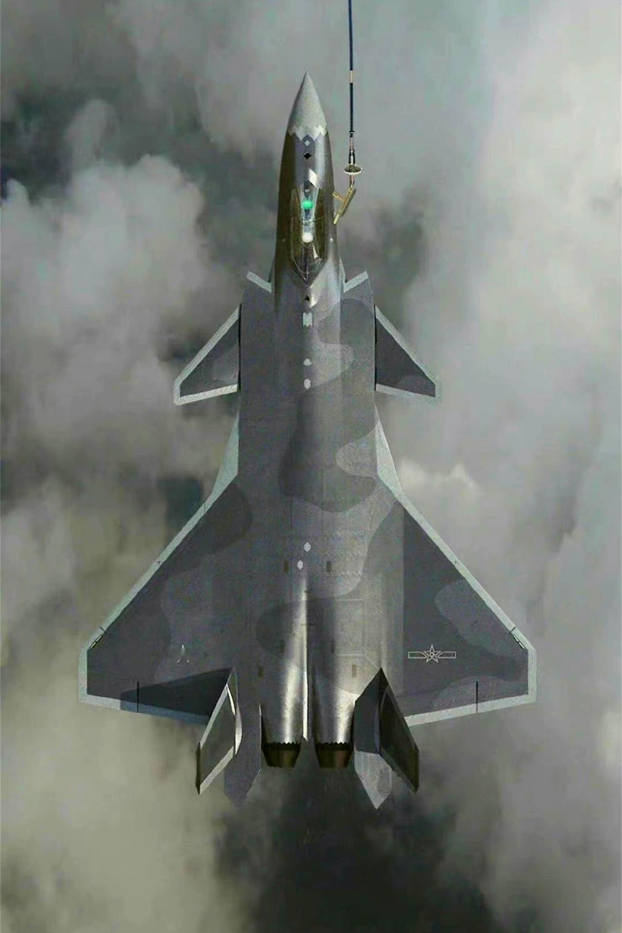 首见歼-20空中加油照片，看来我空军最终选择软管加油方案作为唯一方案，虽然很早以