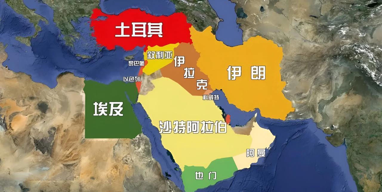 当年跟埃及一起打以色列，冲在最前面的就是约旦和叙利亚，后面支持他们的是沙特。但现