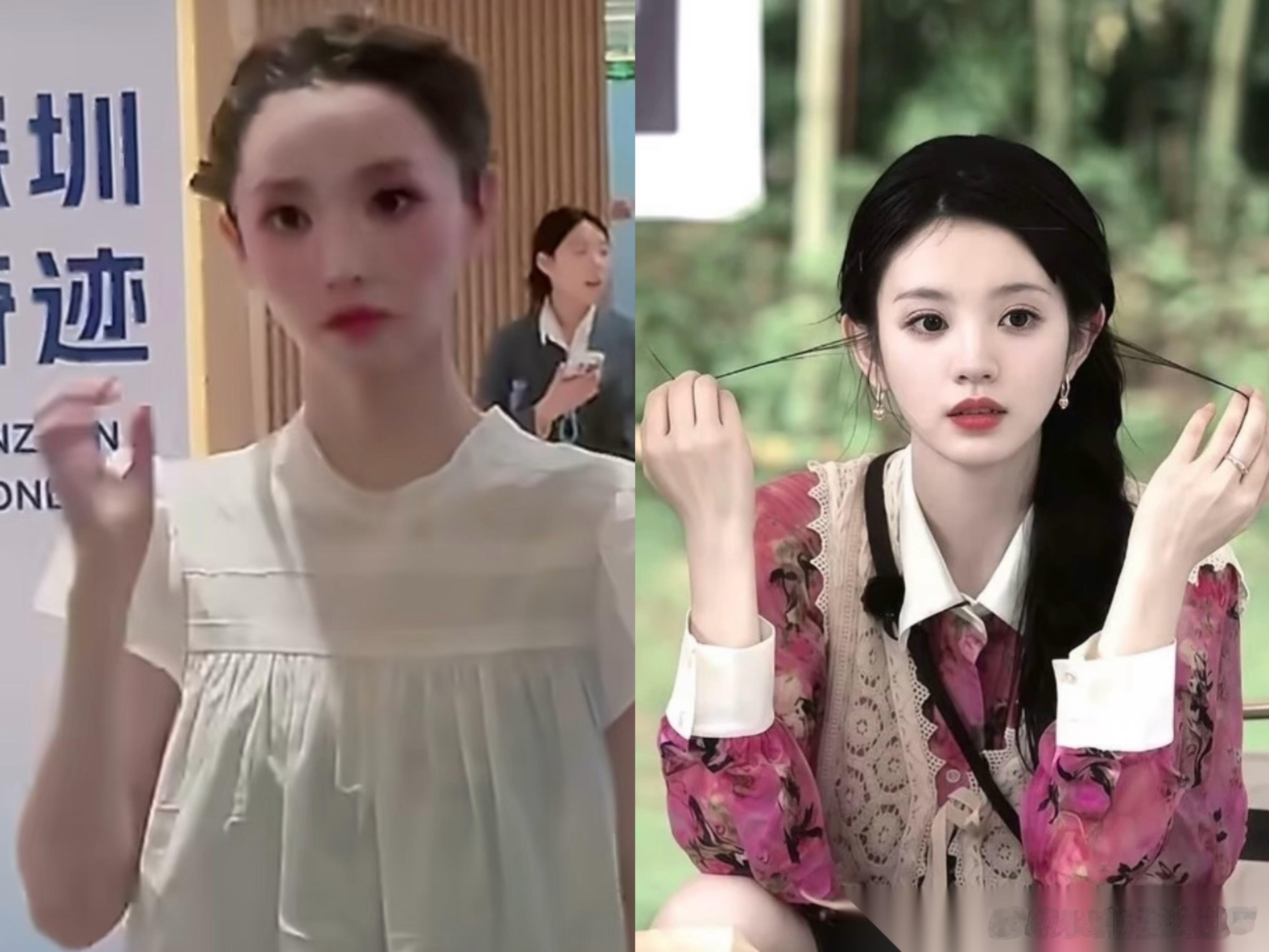 没有刘海的田曦薇，告诉所有女人一个道理，她当时明明可以戴帽子或者假发，但她并