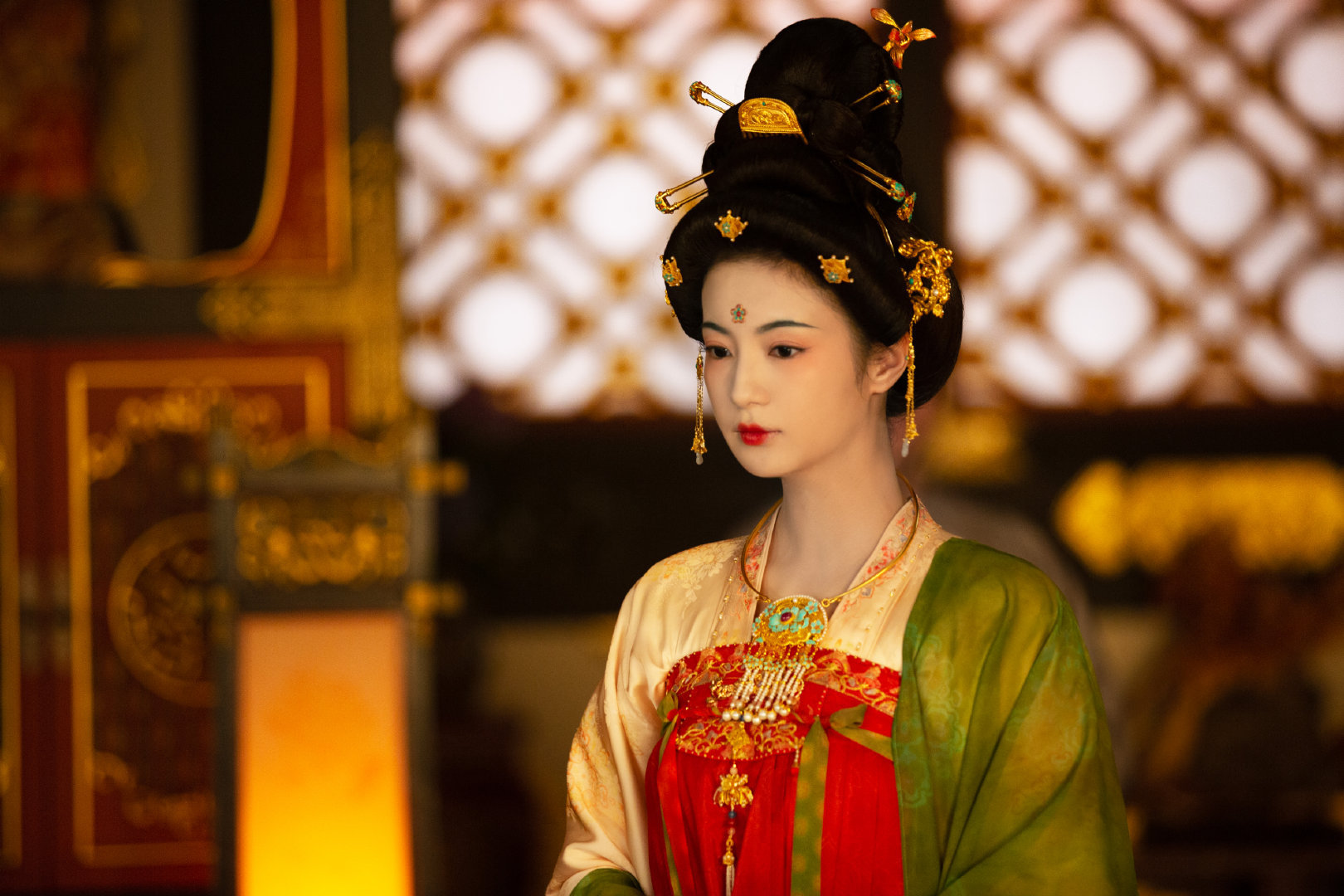 县主这套好漂亮～～～🤩🤩🤩张雅钦《锦绣芳华》李幼贞剧照-红绿​​