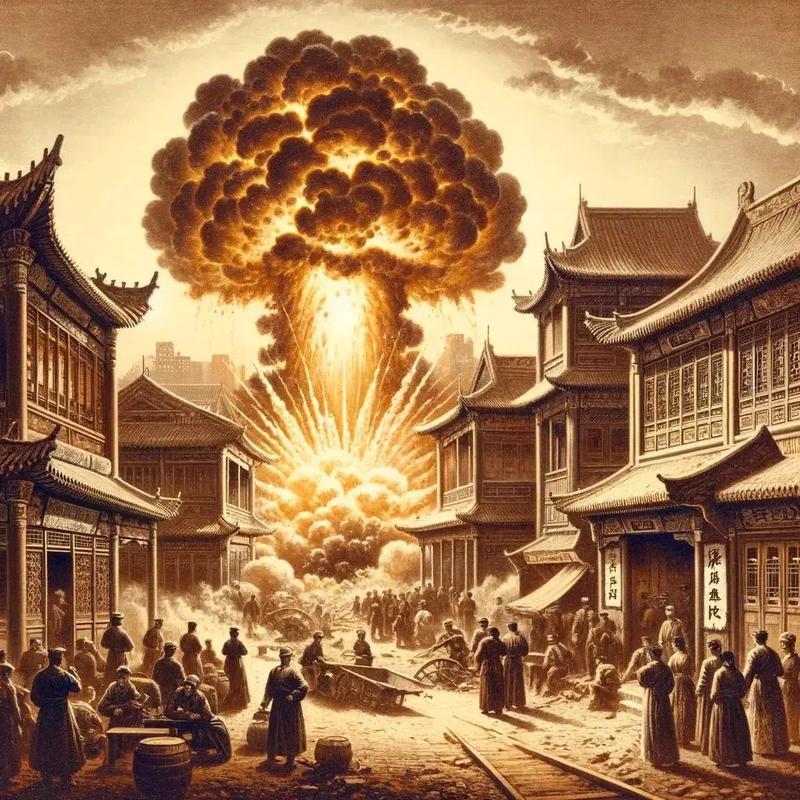 公元1626年5月30日，北京城忽然一声轰天爆炸巨响！街道上的人死得死，伤的伤，