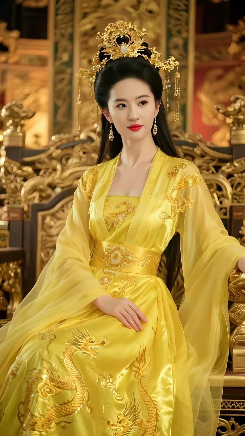 啧啧啧，刘亦菲版武则天，棒极了！刘亦菲刘亦菲​​​​刘亦菲身材武则天刘