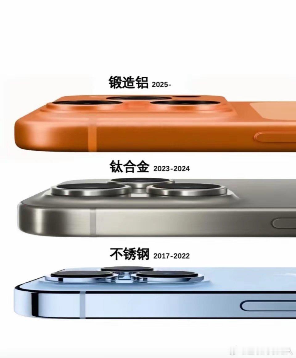 钛合金这波回归，钱包怕是要先瘦一圈了。供应链说iPhone18Pro重新用上