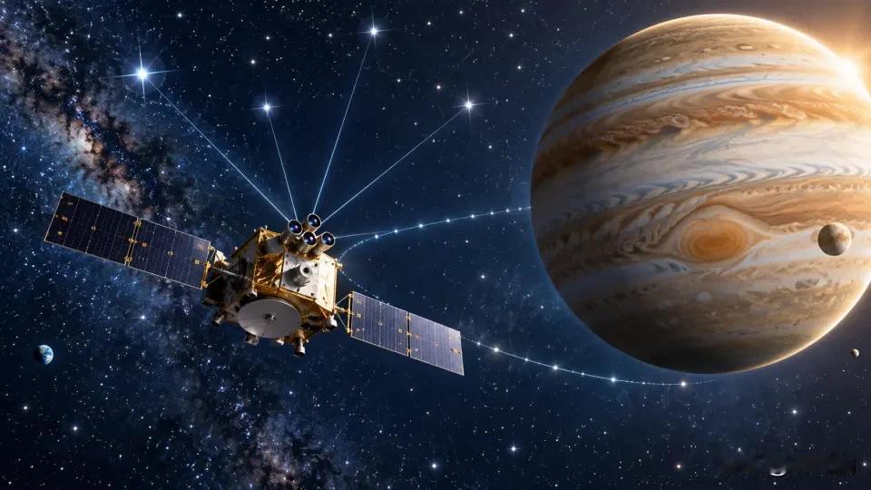 木星离地球最远约9亿公里，无线电信号跑一趟要超50分钟。真出事，地面想救也赶不上