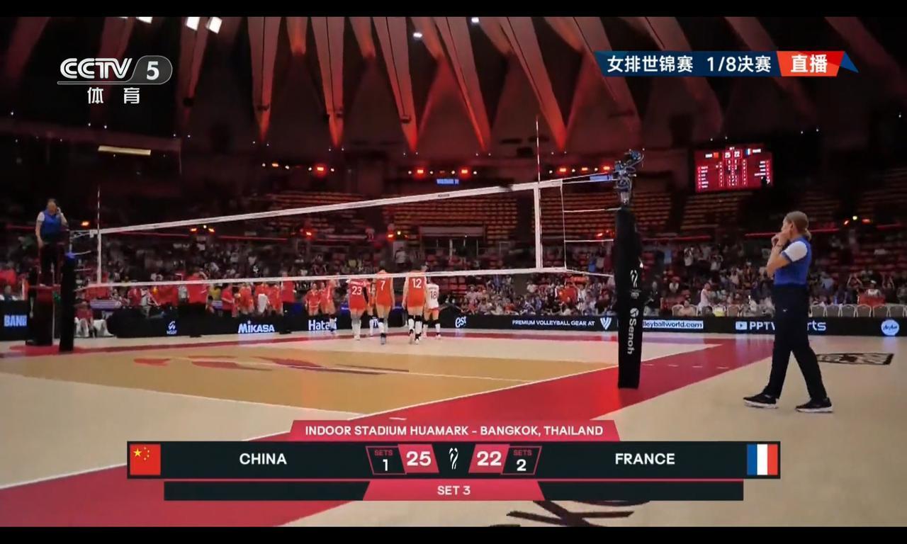 中国女排第三局25：22赢得太艰难，对方体能明显恢复，赢球没有悬念吗？法国队